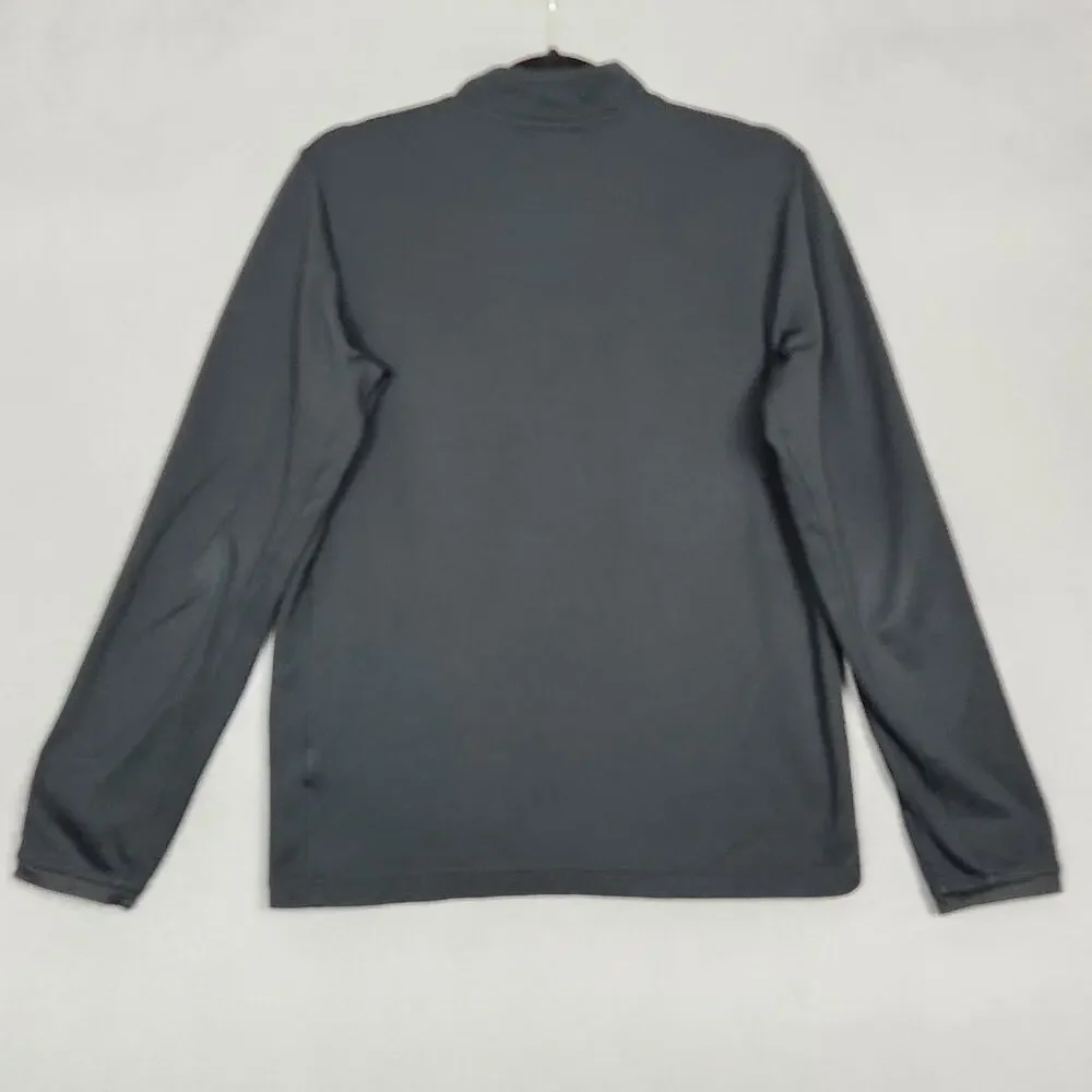 Nike Dri-FIT Authentic Soccer Pullover Mens Small Black 1/4 Zip Long Sleeve